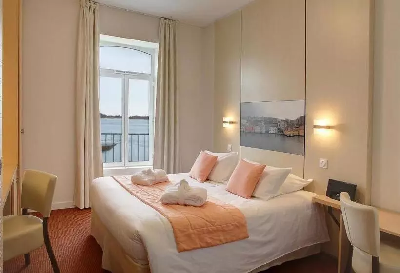 اتاق سوپریور با چشم‌انداز دریا, Best Western Plus Les Terrasses De Brehat