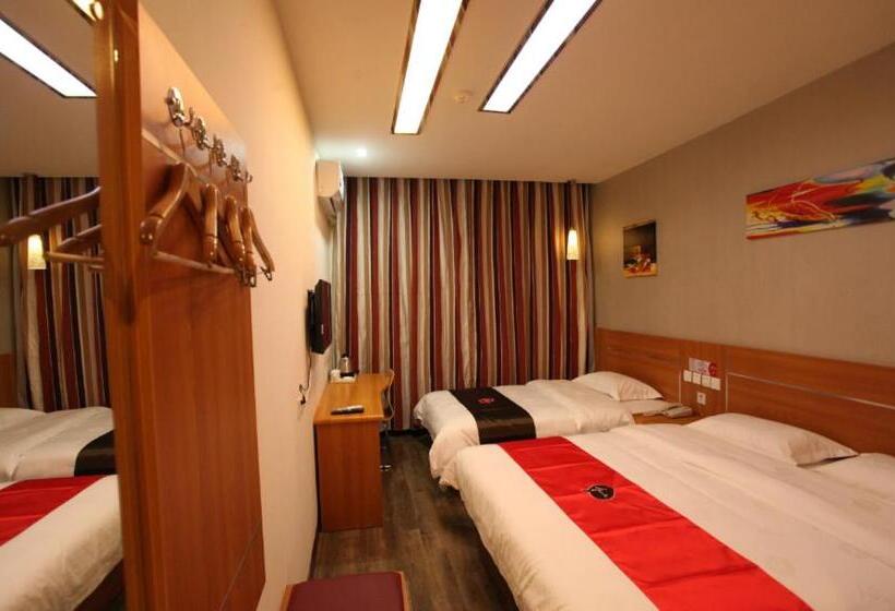 ファミリールーム, Thank Inn Chain Hotel Hebei Shijiazhuang Gaoyi Town West Fengzhong Road