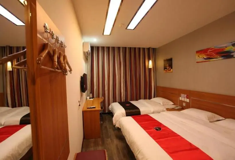 ファミリールーム, Thank Inn Chain Hotel Hebei Shijiazhuang Gaoyi Town West Fengzhong Road