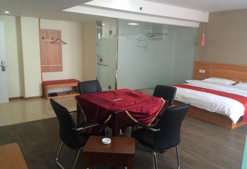 Номер Стандарт, Thank Inn Chain Hotel Henan Xinyang Shangcheng County Huayuan Road