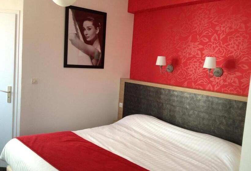 غرفة قياسية سرير كينج, Hôtel Calme Des Pins & Spa