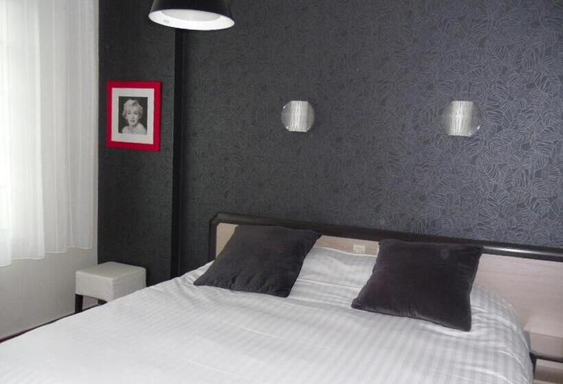 غرفة قياسية سرير كينج, Hôtel Calme Des Pins & Spa