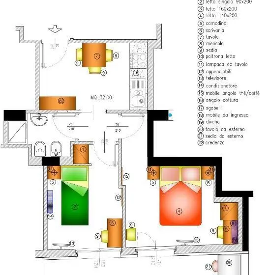 آپارتمان 2 خوابه, Casa Livio  Rooms And Studios