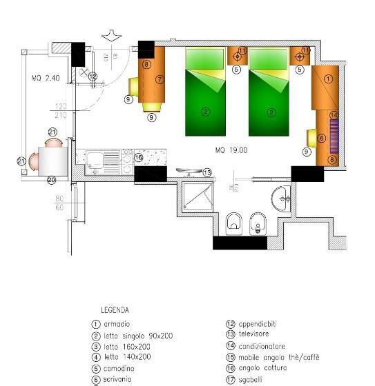 اتاق استاندارد, Casa Livio Rooms And Studios