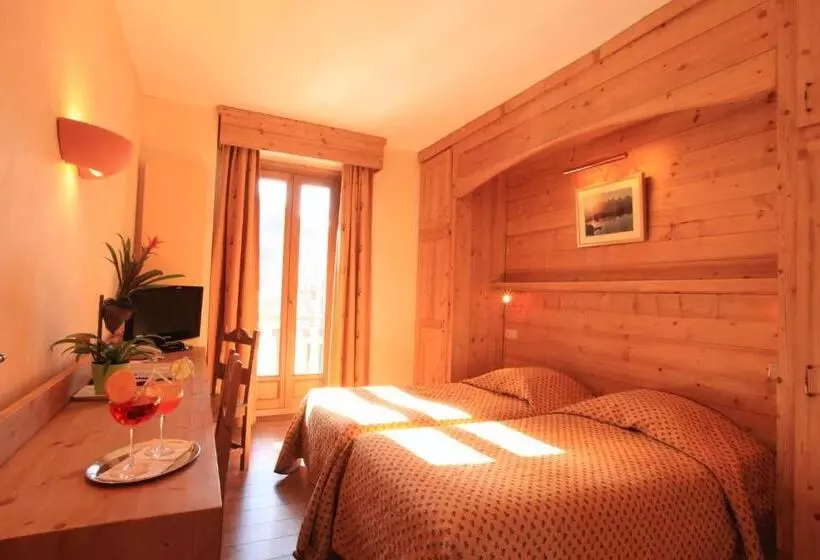 اتاق استاندارد با بالکن, Grand Hotel De Valloire Et Du Galibier
