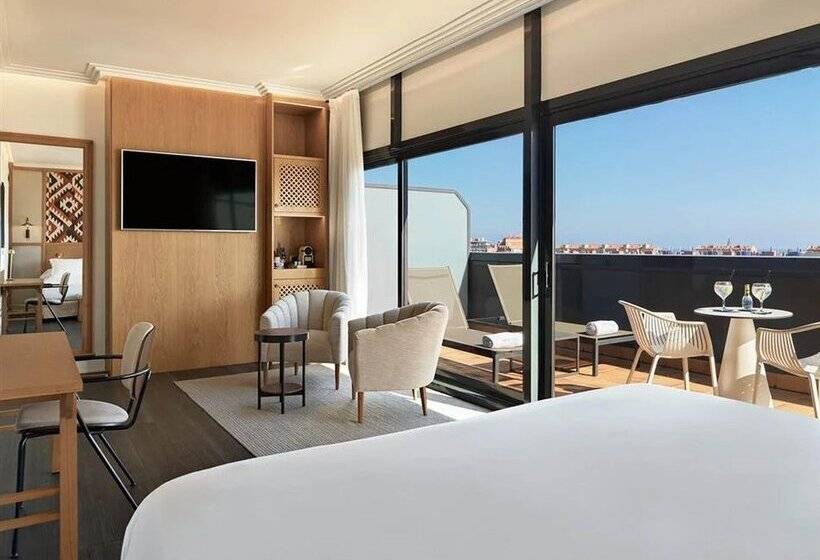 Полулюкс Одноместный с Террасой, H10 Marina Barcelona