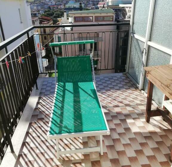اتاق استاندارد یک تخته با بالکن, B&b Attico Mare