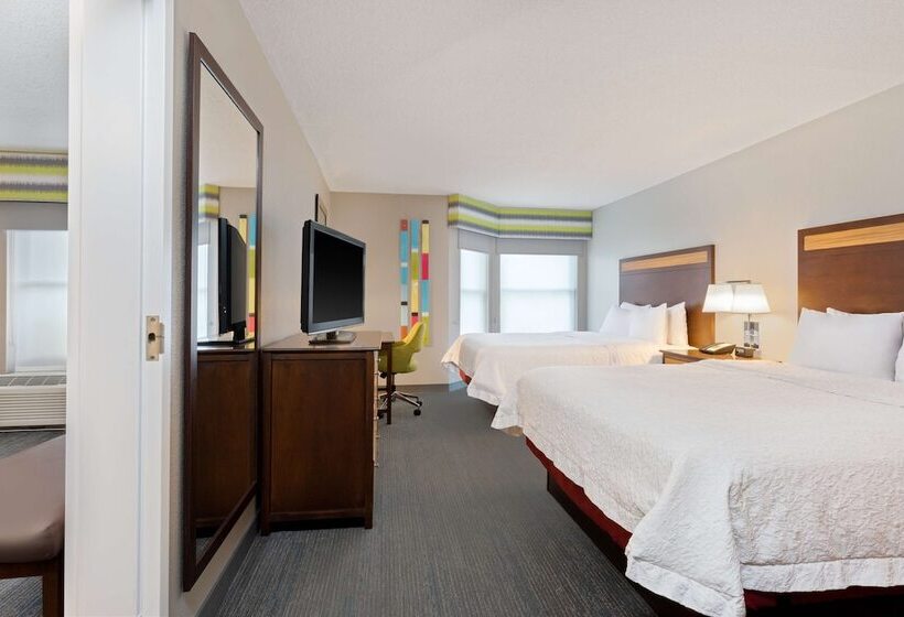 ２ダブルベッドのスタンダードルーム, Hampton Inn & Suites Fort Myers Beach/sanibel Gateway