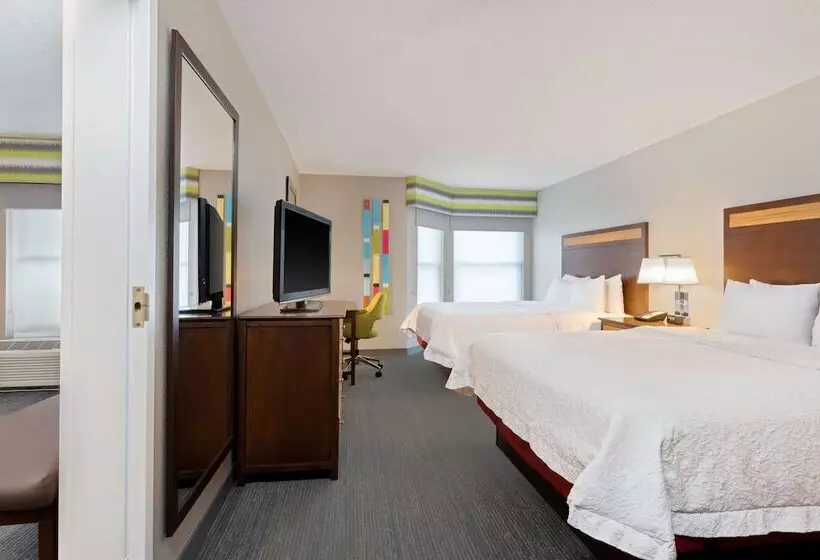 ２ダブルベッドのスタンダードルーム, Hampton Inn & Suites Fort Myers Beach/sanibel Gateway