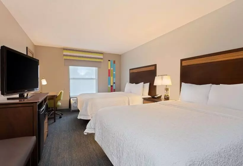 ２ダブルベッドのスタンダードルーム, Hampton Inn & Suites Fort Myers Beach/sanibel Gateway