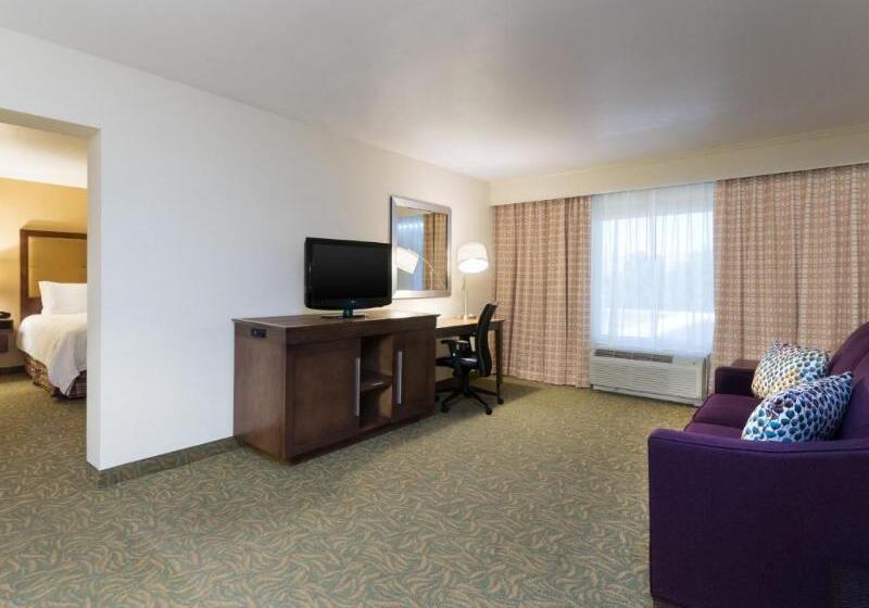 מיטת קינג בסוויטה, Hampton Inn & Suites Fort Myers Beach/sanibel Gateway