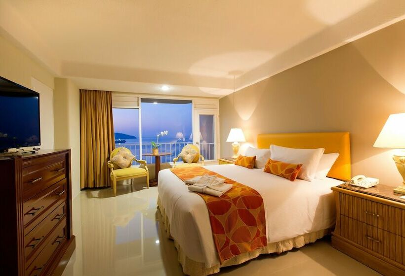 キングサイズベッドのスタンダードルーム, Krystal Beach Acapulco