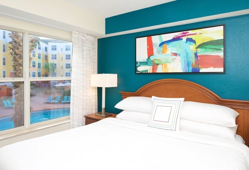 带2个卧室的套房, Residence Inn Orlando Lake Buena Vista
