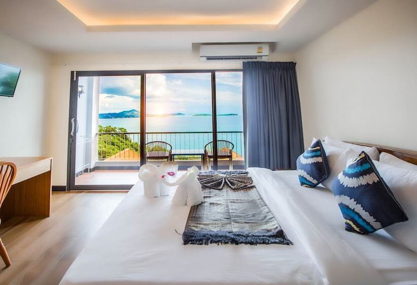 Номер Deluxe Вид на Море, Samui Bayview Resort & Spa   Sha Plus