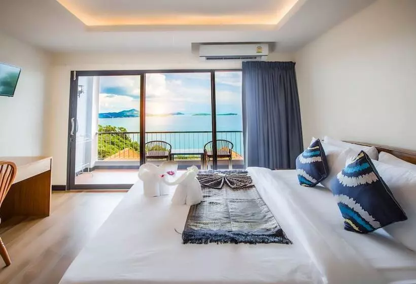 اتاق لوکس با چشم‌انداز دریا, Samui Bayview Resort & Spa   Sha Plus