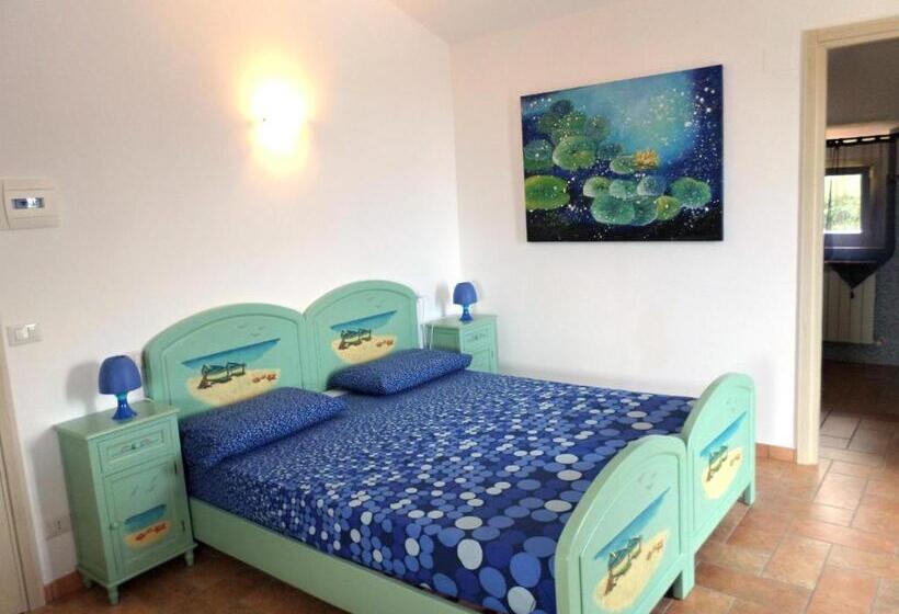 غرفة قياسية مطلّة علي البحر مزوَّدة بشُرفة, Bed And Breakfast Villa Algi