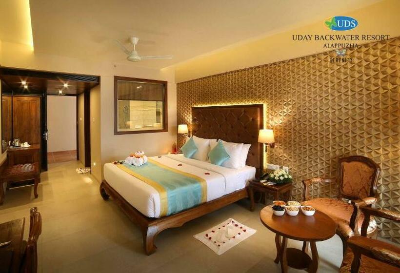 스탠다드 룸 호수 전망, Uday Backwater Resort
