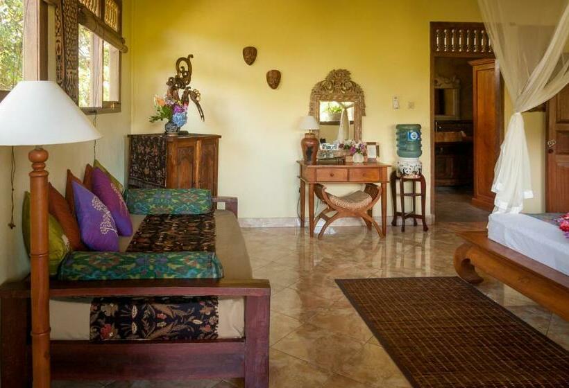 חדר סופריור עם מרפסת, Taman Rahasia Tropical Sanctuary And Spa