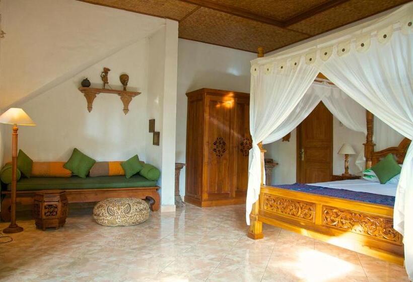 חדר דלוקס נוף לגינה, Taman Rahasia Tropical Sanctuary And Spa