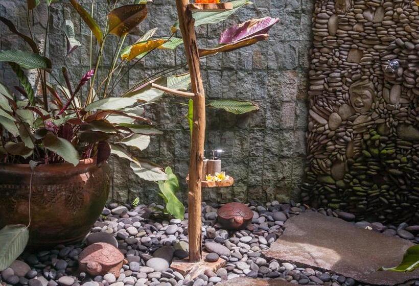 חדר דלוקס נוף לגינה, Taman Rahasia Tropical Sanctuary And Spa