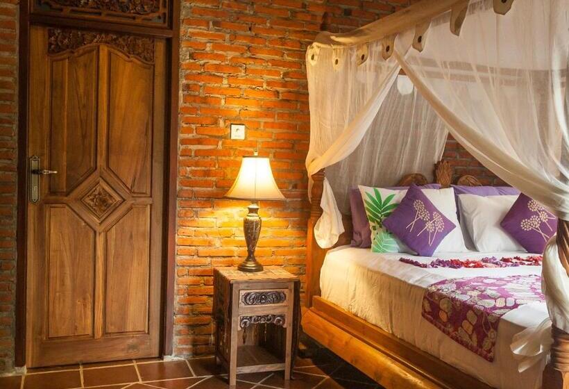 חדר פרמיום עם מרפסת, Taman Rahasia Tropical Sanctuary And Spa