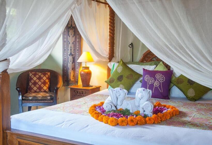 חדר דלוקס נוף לגינה, Taman Rahasia Tropical Sanctuary And Spa