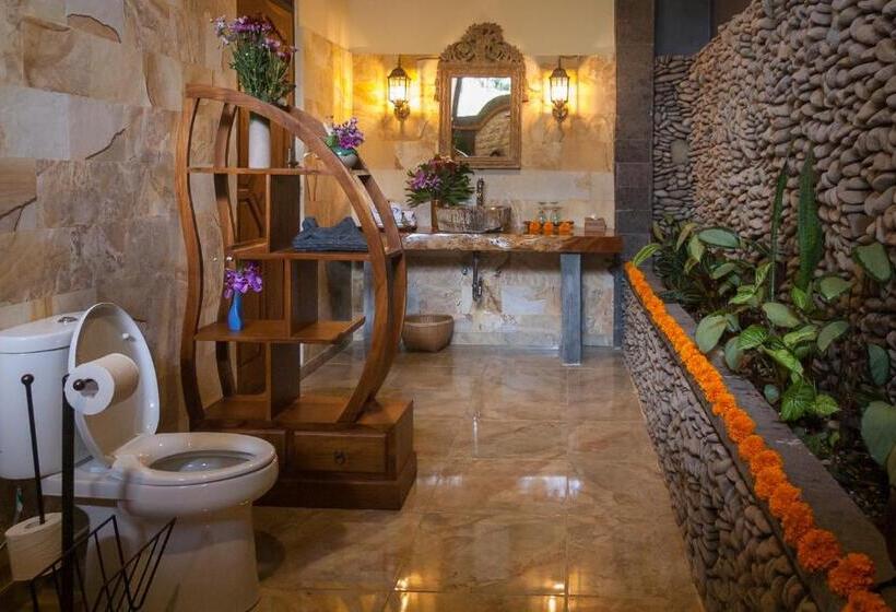 חדר פרמיום עם מרפסת, Taman Rahasia Tropical Sanctuary And Spa