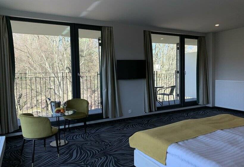 침실 1개 디럭스 아파트, Parkhotel Carlsbad Inn