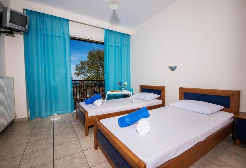 带1个卧室的带海景的公寓, Vlassis