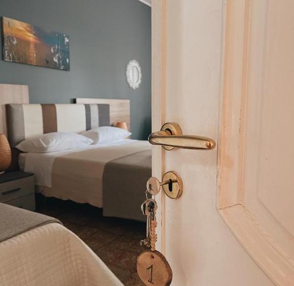 Normál háromágyas szoba külső fürdőszobával, B&b Doña Flor