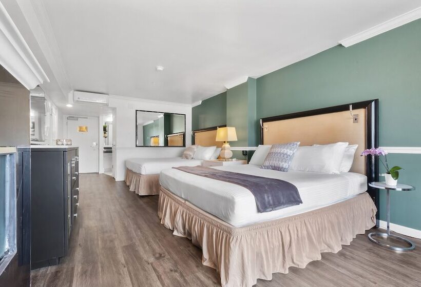 Номер Стандарт 2 Двуспальные Кровати, Ascot Suites Morro Bay