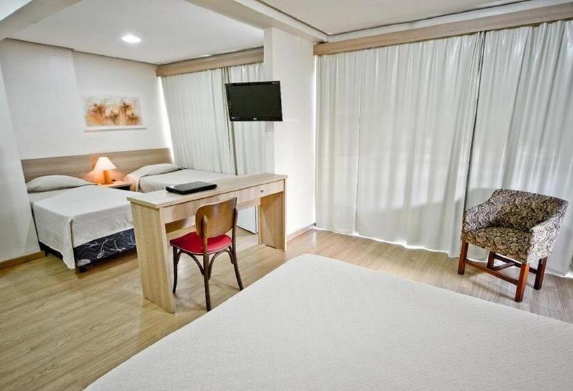Семейный Номер, Dan Inn Express Porto Alegre   Próximo Ao Araújo Vianna E Ao Complexo Hospitalar Santa Casa