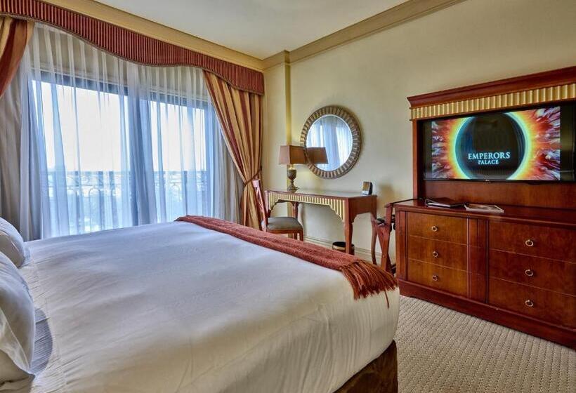 适合残疾人士使用的带超级大床的标准间, Peermont D Oreale Grande At Emperors Palace