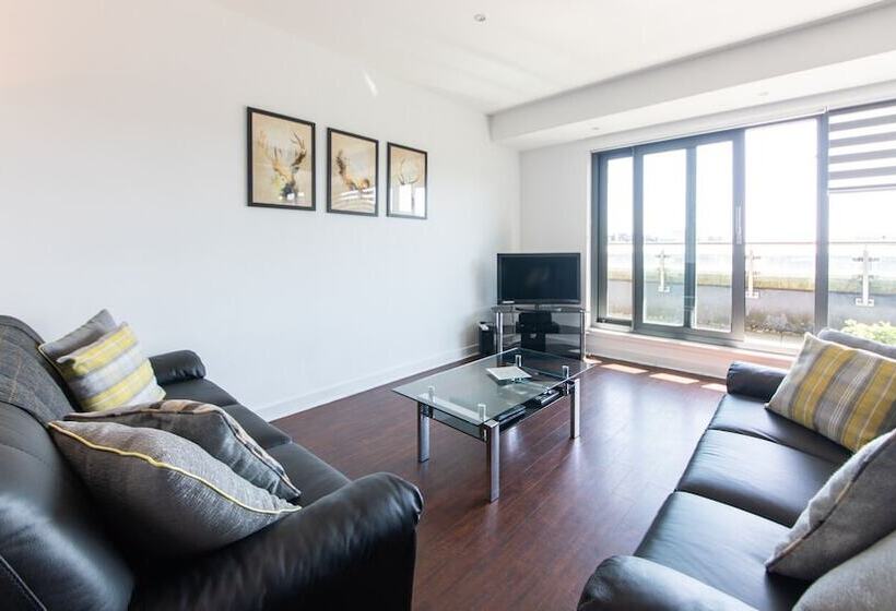 דירת חדר, The Spires Serviced Apartments Glasgow
