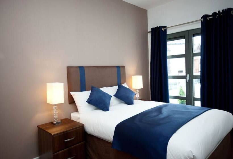 דירת דלוקס 2 חדרי שינה, The Spires Serviced Apartments Glasgow