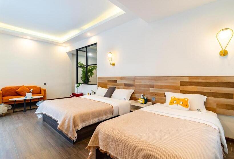 Трехместный Номер Стандарт Вид на Сад, Beihai Silver Beach Yintai Time Seaview Villa