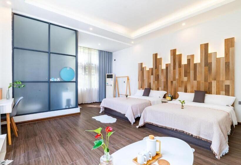 Номер Deluxe, Beihai Silver Beach Yintai Time Seaview Villa