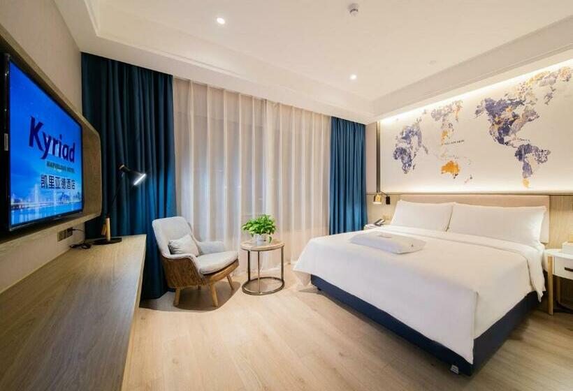 스탠다드 룸 킹사이즈 침대, Kyriad Marvelous  Heyuan Hakka Cultural Park