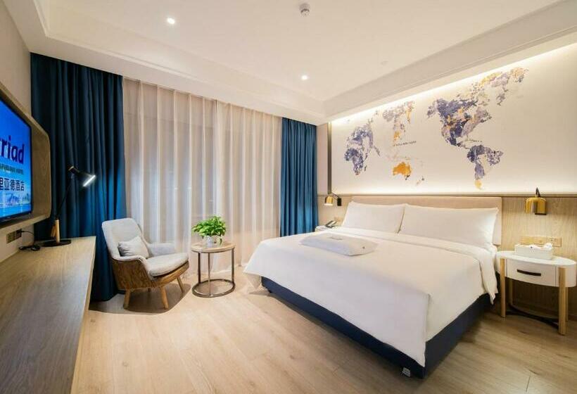 스탠다드 룸 킹사이즈 침대, Kyriad Marvelous  Heyuan Hakka Cultural Park