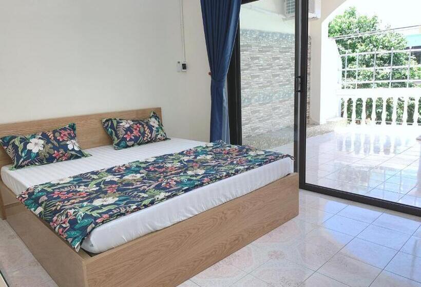 اتاق استاندارد با تخت بزرگ, Xoài Xanh Hostel & Villa