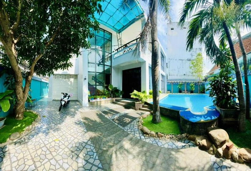 ویلای یک اتاق خوابه با استخر شنا, Xoài Xanh Hostel & Villa