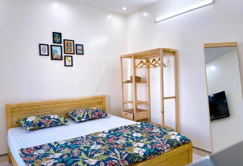 اتاق استاندارد با تخت بزرگ, Xoài Xanh Hostel & Villa
