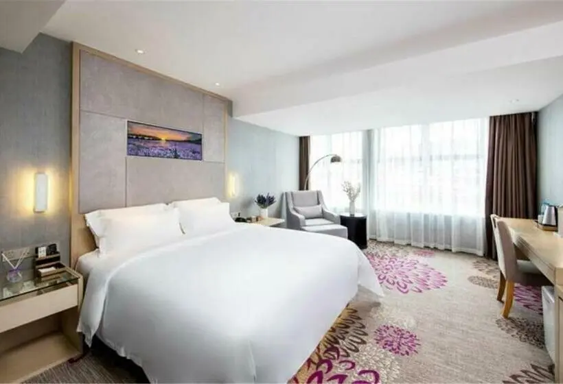 キングサイズベッドのデラックスルーム, Lavande Hotel Neijiang Hanan Avenue