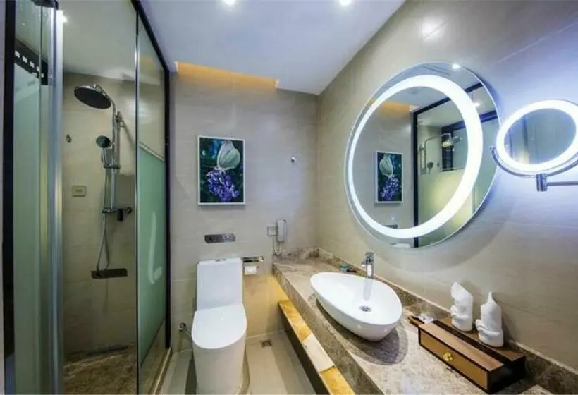 キングサイズベッドのデラックスルーム, Lavande Hotel Neijiang Hanan Avenue