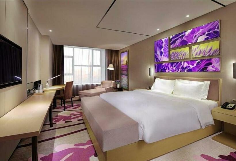 キングサイズベッドのデラックスルーム, Lavande Hotel Neijiang Hanan Avenue