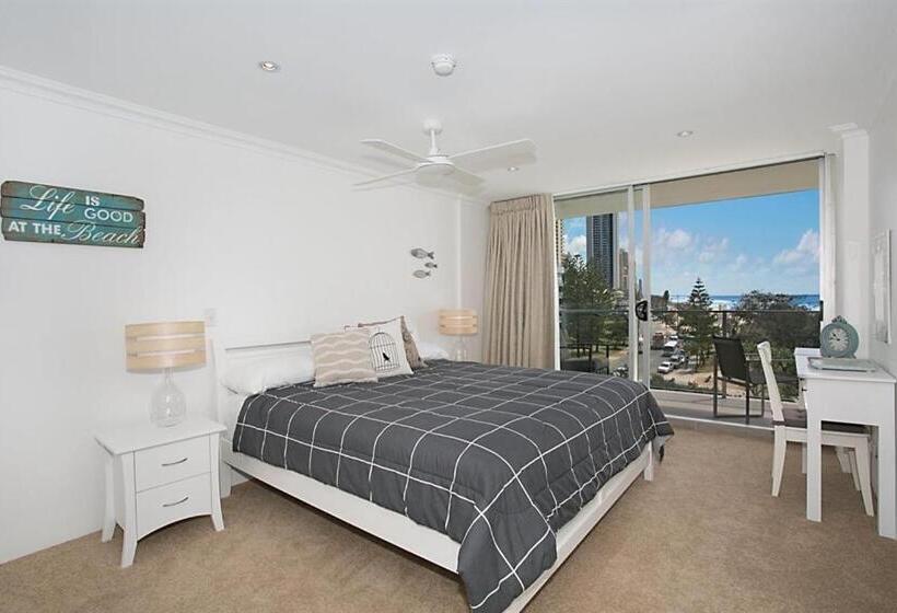 침실 1개 디럭스 아파트, One The Esplanade Apartments On Surfers Paradise