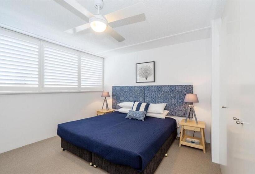 침실 2개 디럭스 아파트, One The Esplanade Apartments On Surfers Paradise