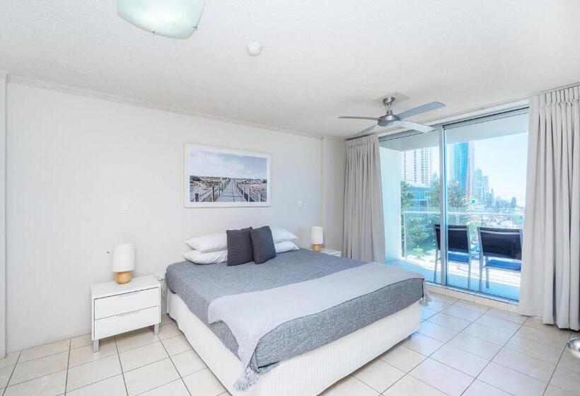 침실 1개 아파트, One The Esplanade Apartments On Surfers Paradise