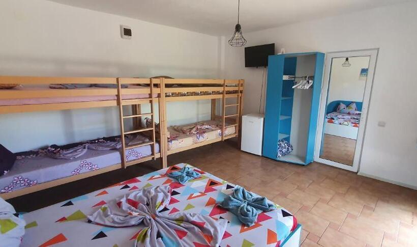 Standard Triple Room with Terrace, Hostel Delfinul Albastru