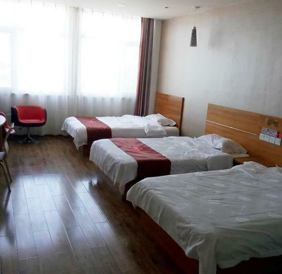 Номер Стандарт Трехместный, Thank Inn Chain Hotel Hebei Cangzhou Dongwaihuan International Hardware Plaza